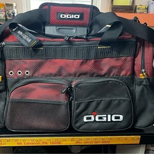 OGIO Black and Red Duffel Bag